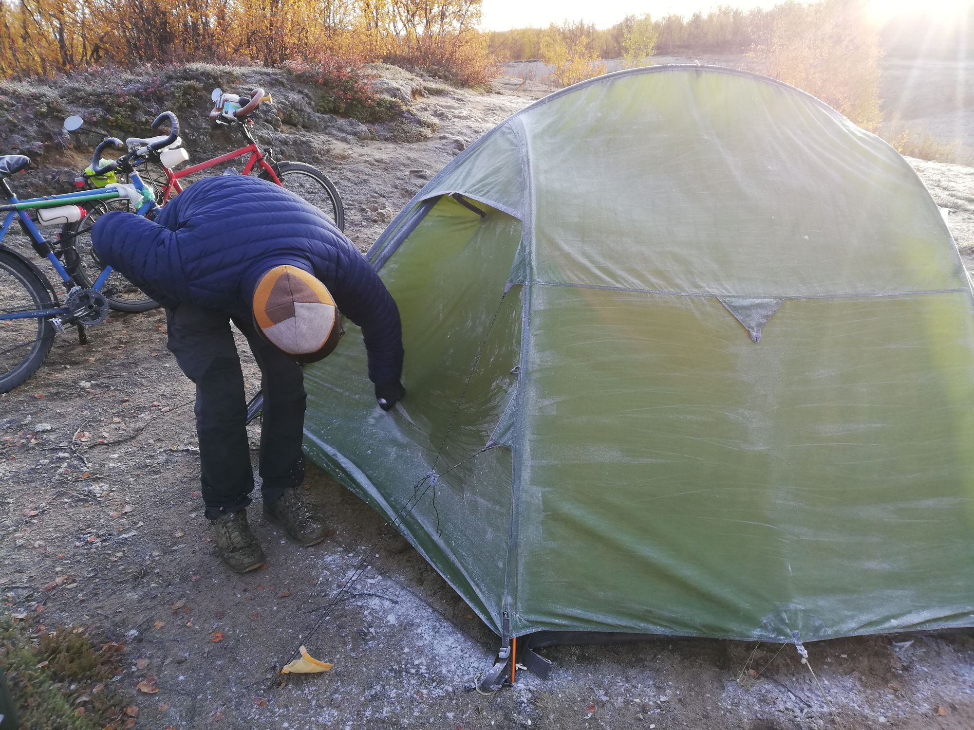 Laponie, le chrono pour l'hiver déclenché !